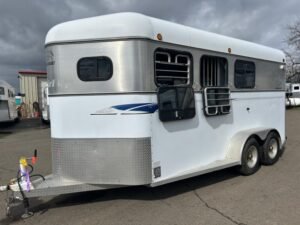 2000 Morgan Built 3 Horse Bumper Pull Horse Trailer