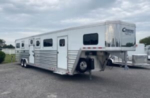 2023 CIMARRON NORSTAR 6 HORSE HEAD TO HEAD TRAILER