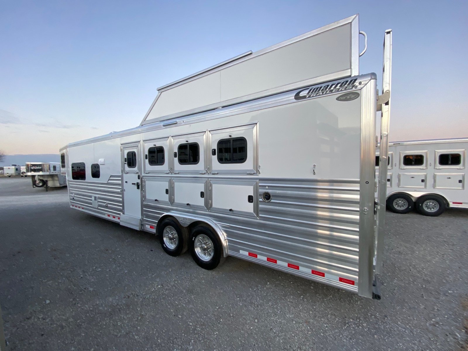 2024 Cimarron Trailers 8412 Outback Customs 4 Horse LQ - Image 8