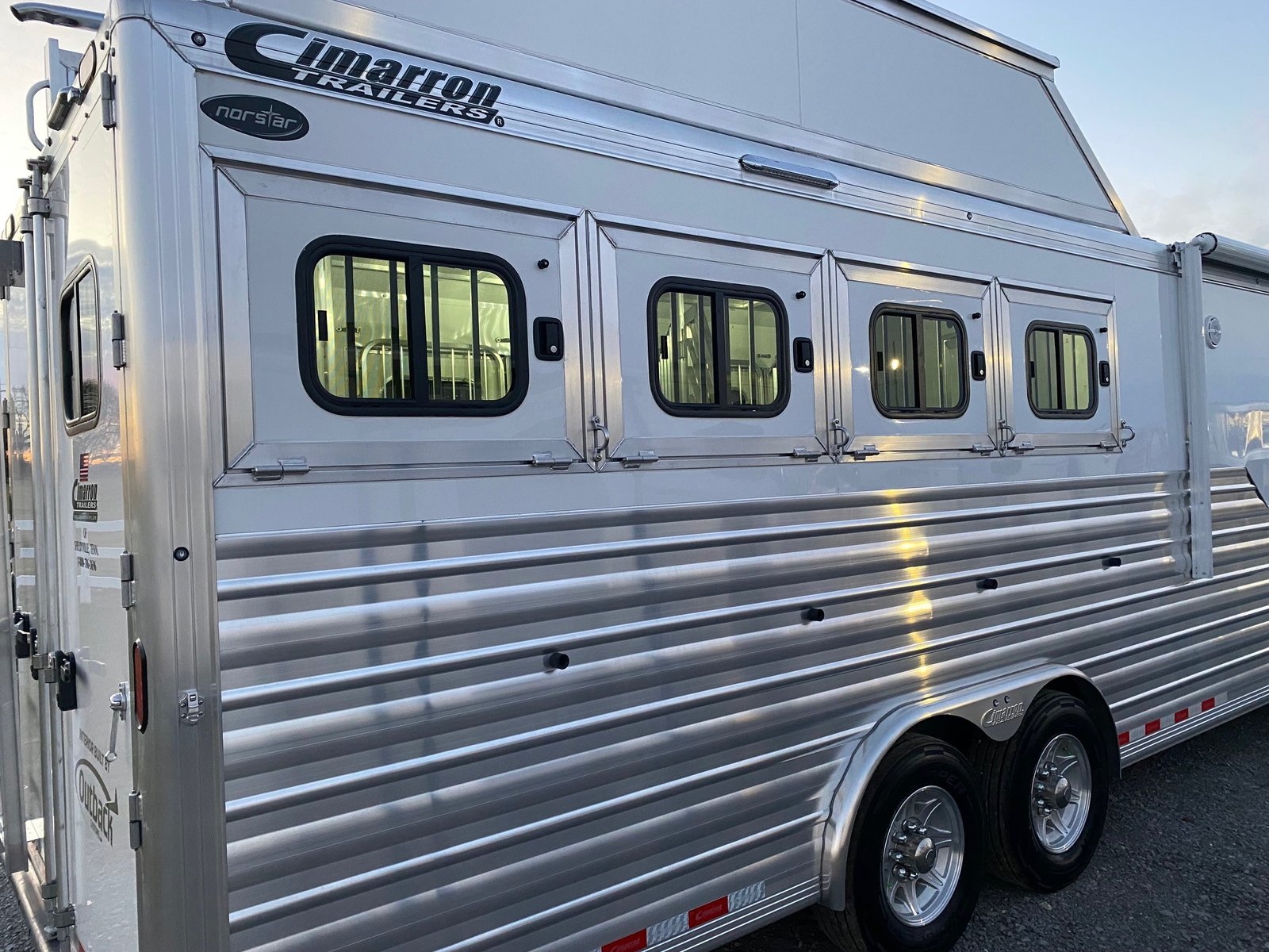 2024 Cimarron Trailers 8412 Outback Customs 4 Horse LQ - Image 41