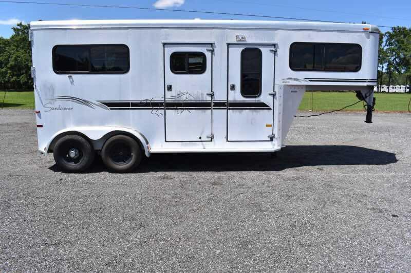2000 Sundowner 7204GNST 2 Horse Trailer - Image 5