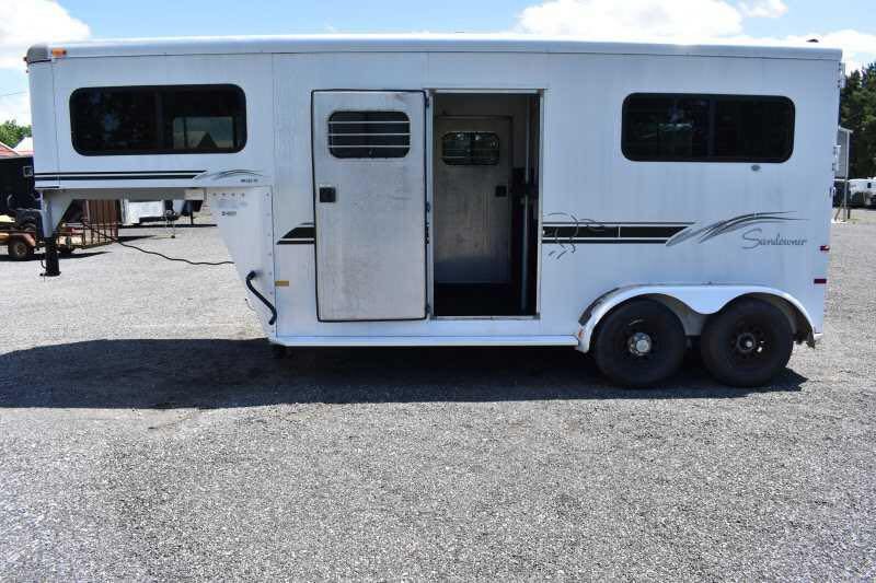 2000 Sundowner 7204GNST 2 Horse Trailer - Image 11