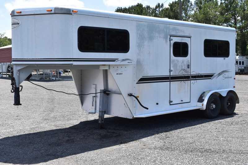 2000 Sundowner 7204GNST 2 Horse Trailer - Image 13