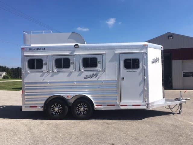 2018 Platinum Coach 3 Horse Bumper Pull - Image 17