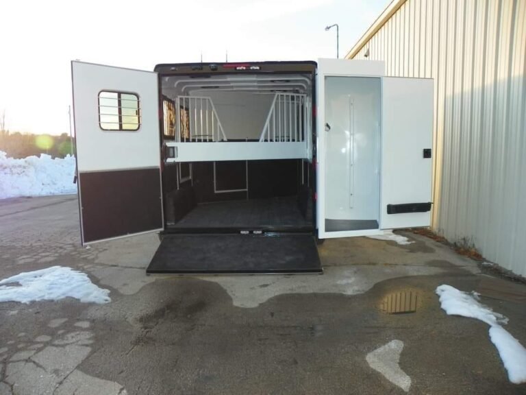 2022 Double D Reverse Slant 2 Horse Bumper Pull - Image 11