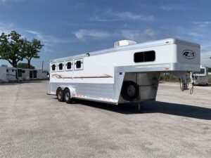 2007 4 Star 4 Horse Slant Gooseneck
