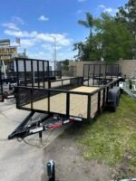76″ x 16′ With Side and Rear Ramp Utility Trailer