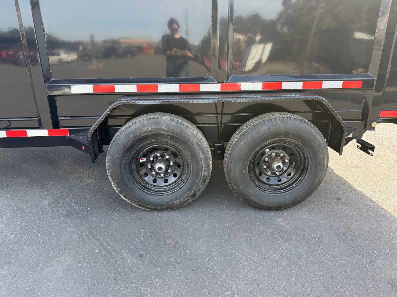 2026 DOWN2EARTH 7X14X4 TANDEM AXLE STEEL DUMP TRAILER 14K - Image 3