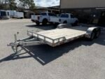 2022 ALCOM 82X20 Aluminum Frame Car Hauler w/ Ramps