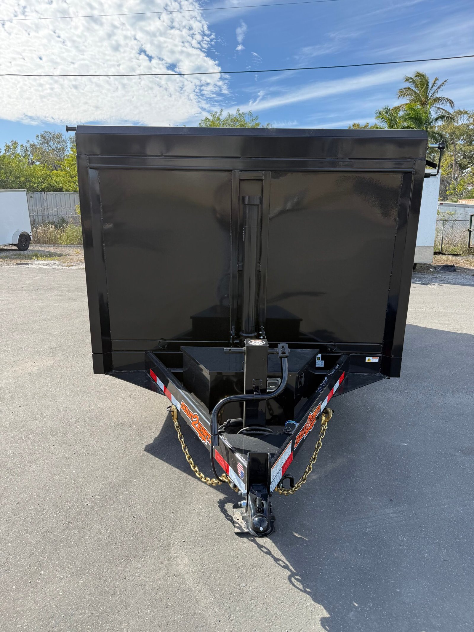 2026 DOWN2EARTH 7X14X4 TANDEM AXLE STEEL DUMP TRAILER 14K - Image 2