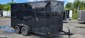 7x14x7 all world trailers enclosed trailer