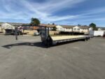 2026 Black Iron Down2Earth HEAVY DUTY 40′ Gooseneck Flatbed Trailer with 5′ Dovetail & HD Ramps