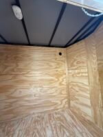 5×10 ALL WORLD Enclosed Charcoal w/silver trim