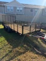 7′ x 16′ x 2′ Mesh Sides Utility T/A with Ramp