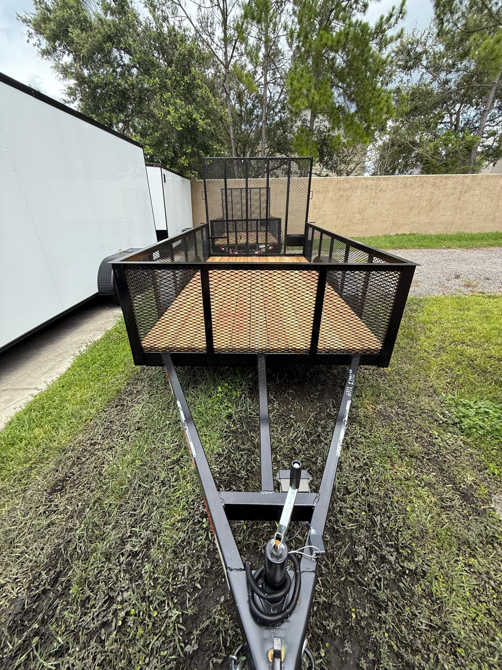 6′ x 12′ x 2′ Mesh T/A Utility with Ramp - Image 2