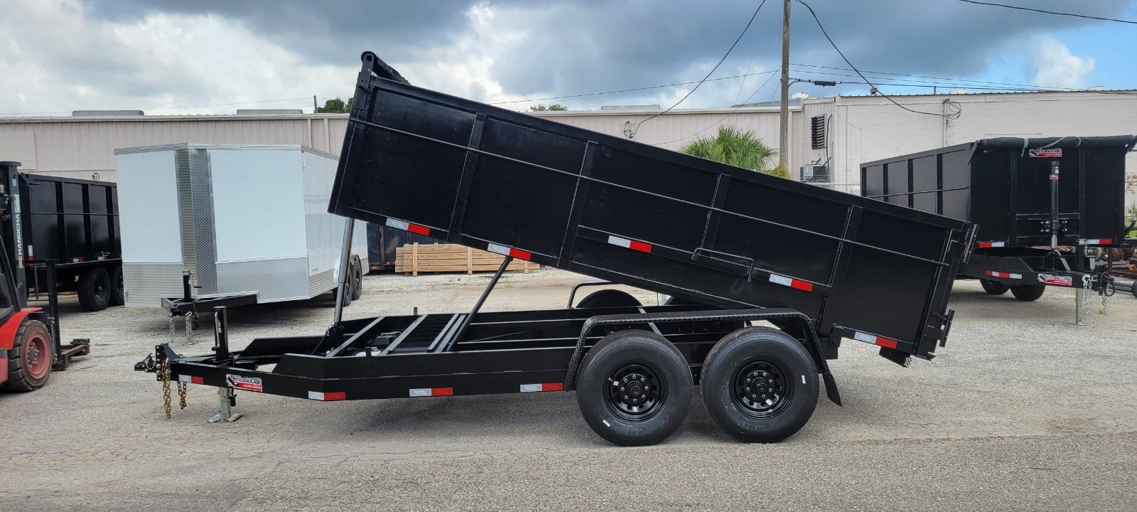 7x14x3 dump trailer 16k