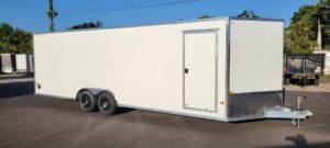 2026 8.5 X 24 X 6’10 ALUMINUM CAR HAULER WITH ELITE ESCAPE DOOR