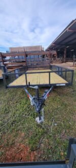 Brewer Trailer – 6×10 24inch mesh sides utility trailer with gate