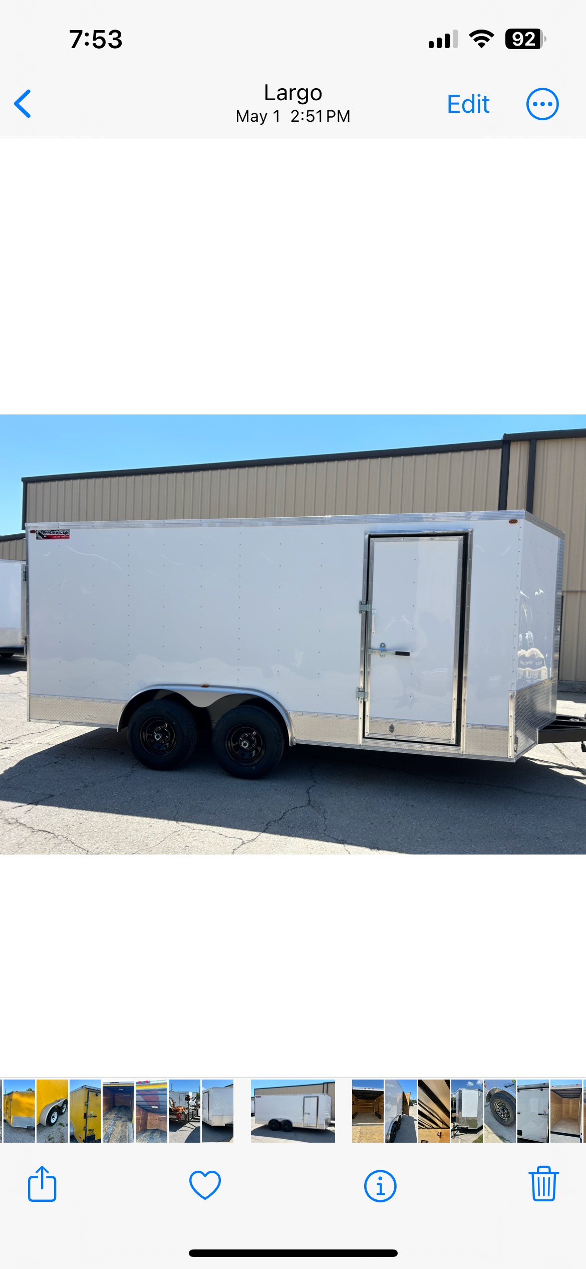 8.5 x 16 Predator Cargo Trailer - Image 4