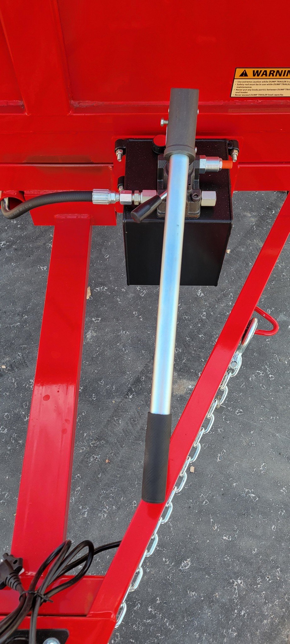 Prospector 4×8 Manual Dump Trailer - Image 5