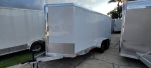 7 x 16 Enclosed Aluminum Trailer