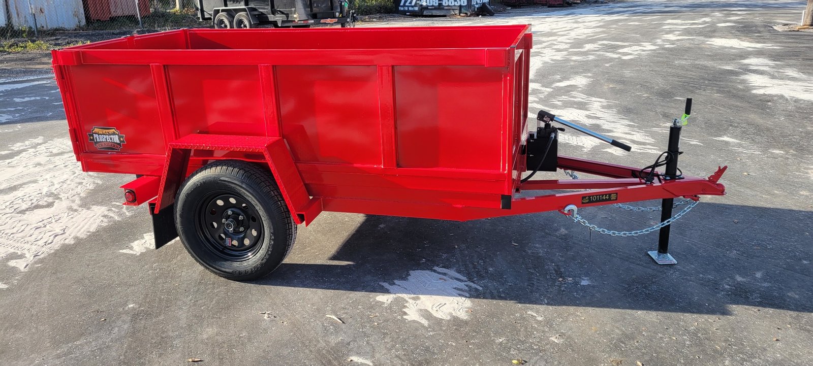 Prospector 4×8 Manual Dump Trailer