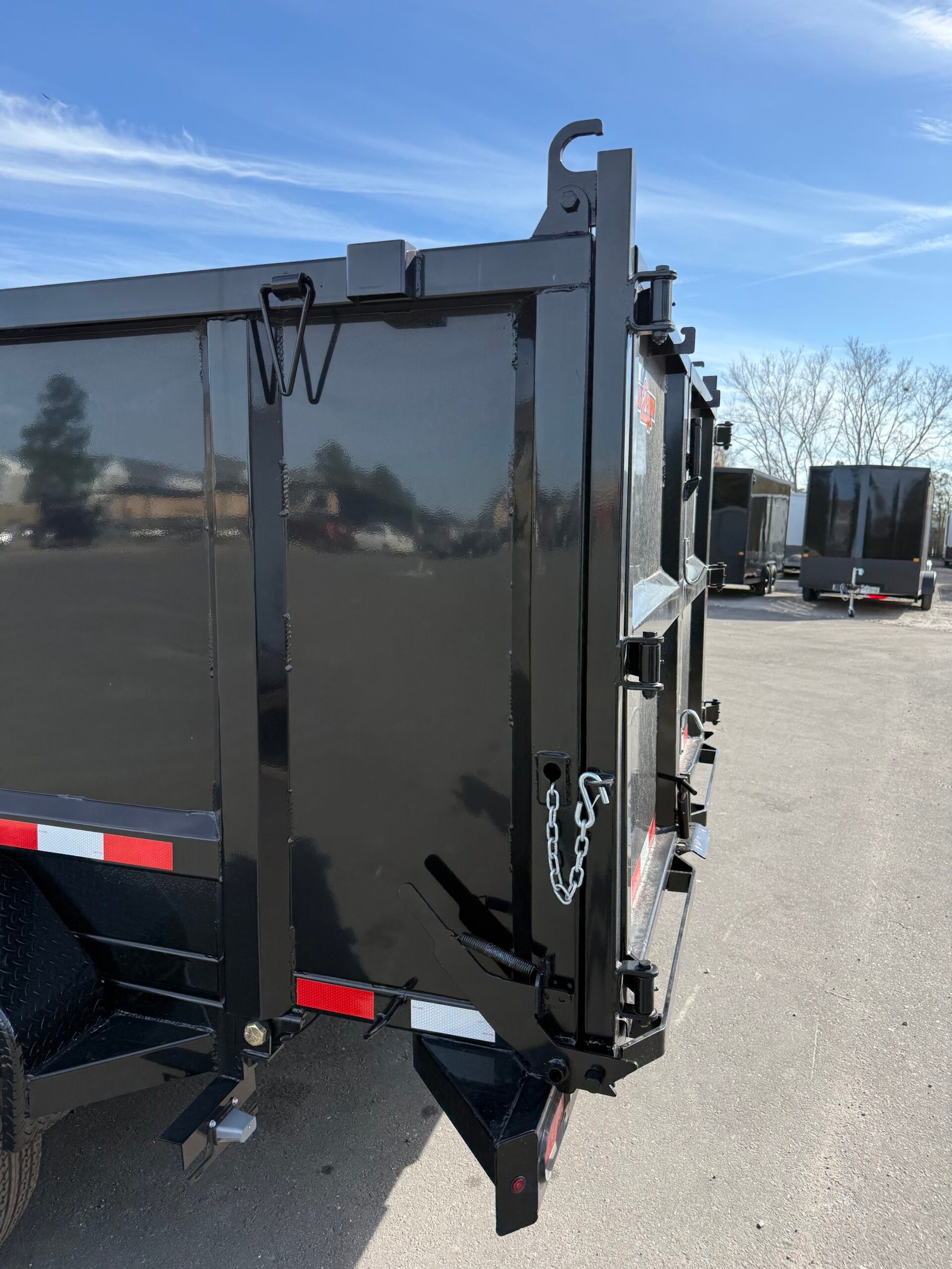 2026 DOWN2EARTH 7X14X4 TANDEM AXLE STEEL DUMP TRAILER 14K - Image 4