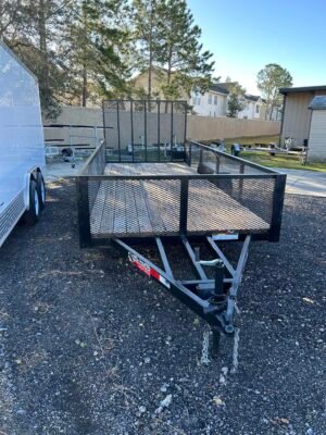 6x18x2 Mesh Side Utility Trailer
