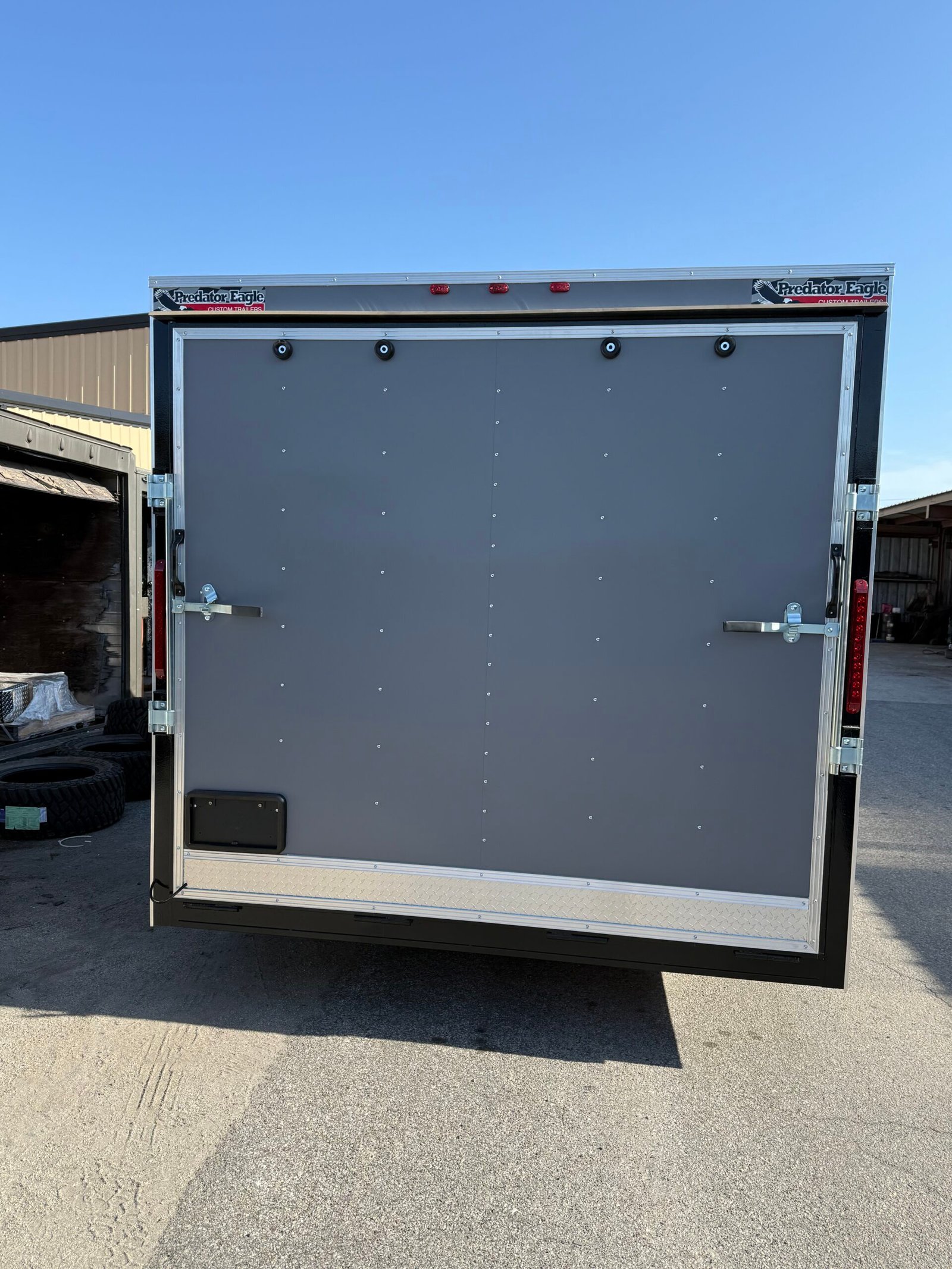 8x14X7 predator eagle ENCLOSED LANDSCAPE TRAILER - Image 4
