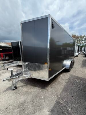 2025 7×16 ALCOM STEALTH ALUMINUM ENCLOSED CARGO TRAILER