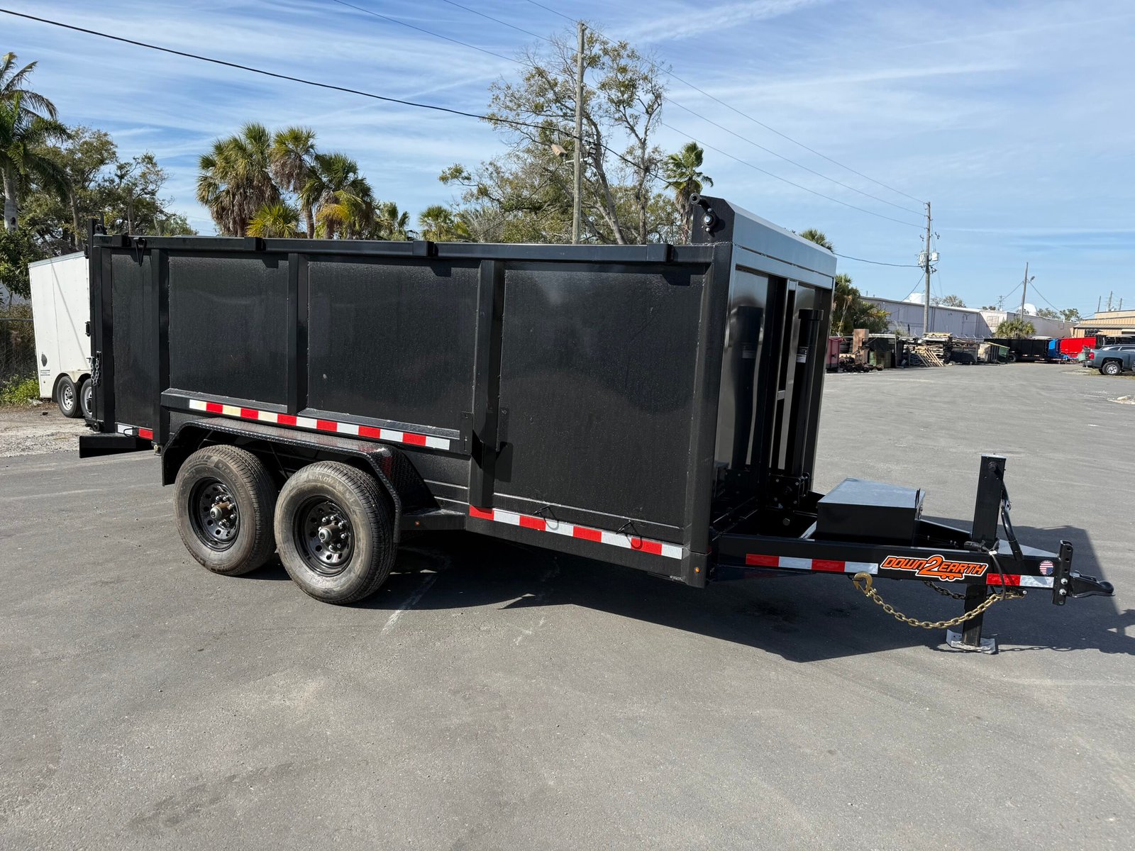 2026 DOWN2EARTH 7X14X4 TANDEM AXLE STEEL DUMP TRAILER 14K - Image 6