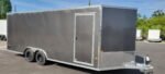 8.5X20 ALUMINUM CAR HAULER WITH SM ESCAPE DOOR