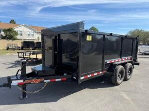 2026 DOWN2EARTH 7X14X4 STEEL DUMP TRAILER 14K