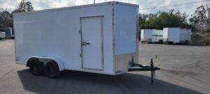 2026 All World 7×16 Enclosed Trailer w/ steel frame
