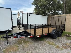 6′ x 14′ x 2′ Mesh Sides Utility T/A With Ramp