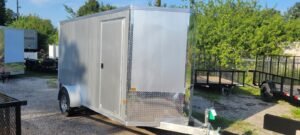 6×12 Enclosed Aluminum Trailer