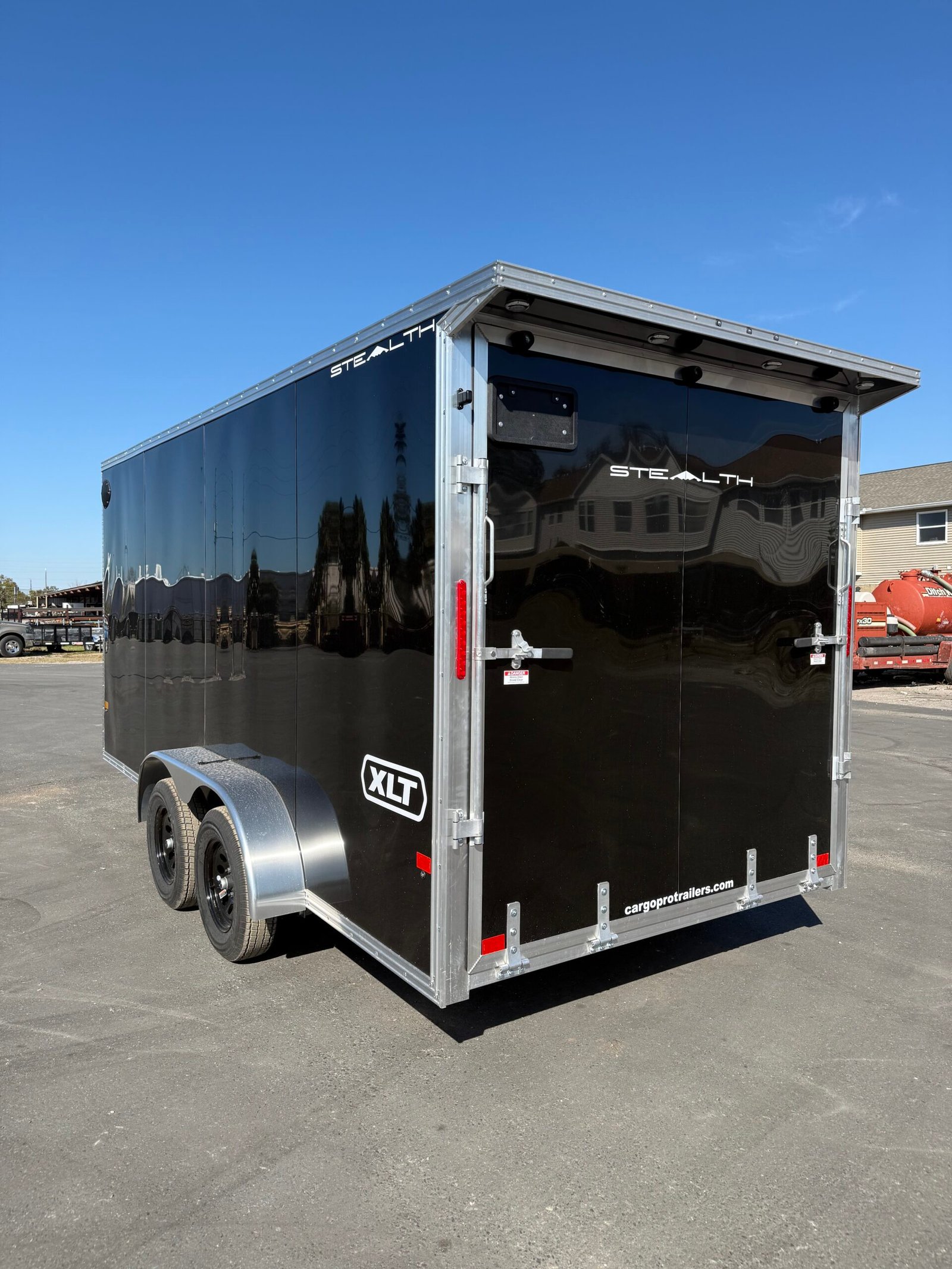 2026 ALCOM STEALTH 7X16 ENCLOSED CARGO TRAILER W/ REAR SPOILER - Image 4
