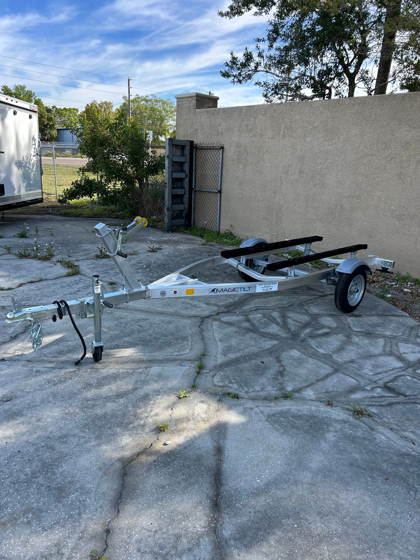 Single Aluminum Jet Ski Trailer Magic Tilt