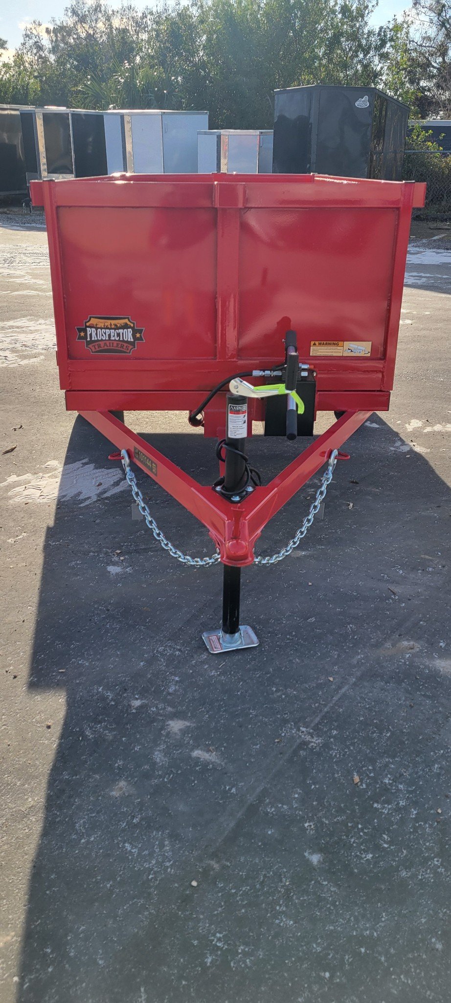 Prospector 4×8 Manual Dump Trailer - Image 2