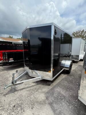 2025 6×10 ALCOM STEALTH ALUMINUM ENCLOSED CARGO TRAILER