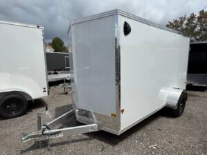 2025 6×12 BARN DOOR ALUMINUM ALCOM STEALTH ENCLOSED CARGO TRAILER