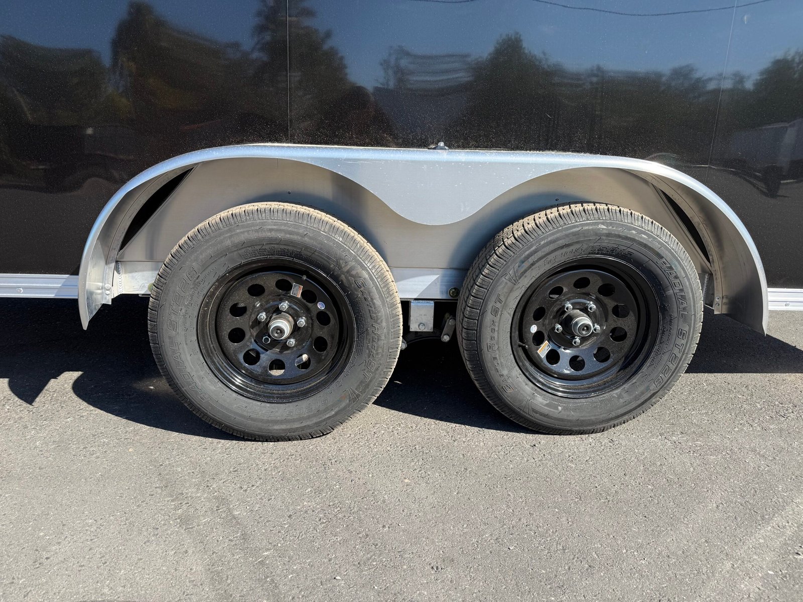 2026 ALCOM STEALTH 7X16 ENCLOSED CARGO TRAILER W/ REAR SPOILER - Image 3