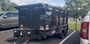 5′ x 10′ – 48″ Single Ram Dump Trailer With Sidewalls