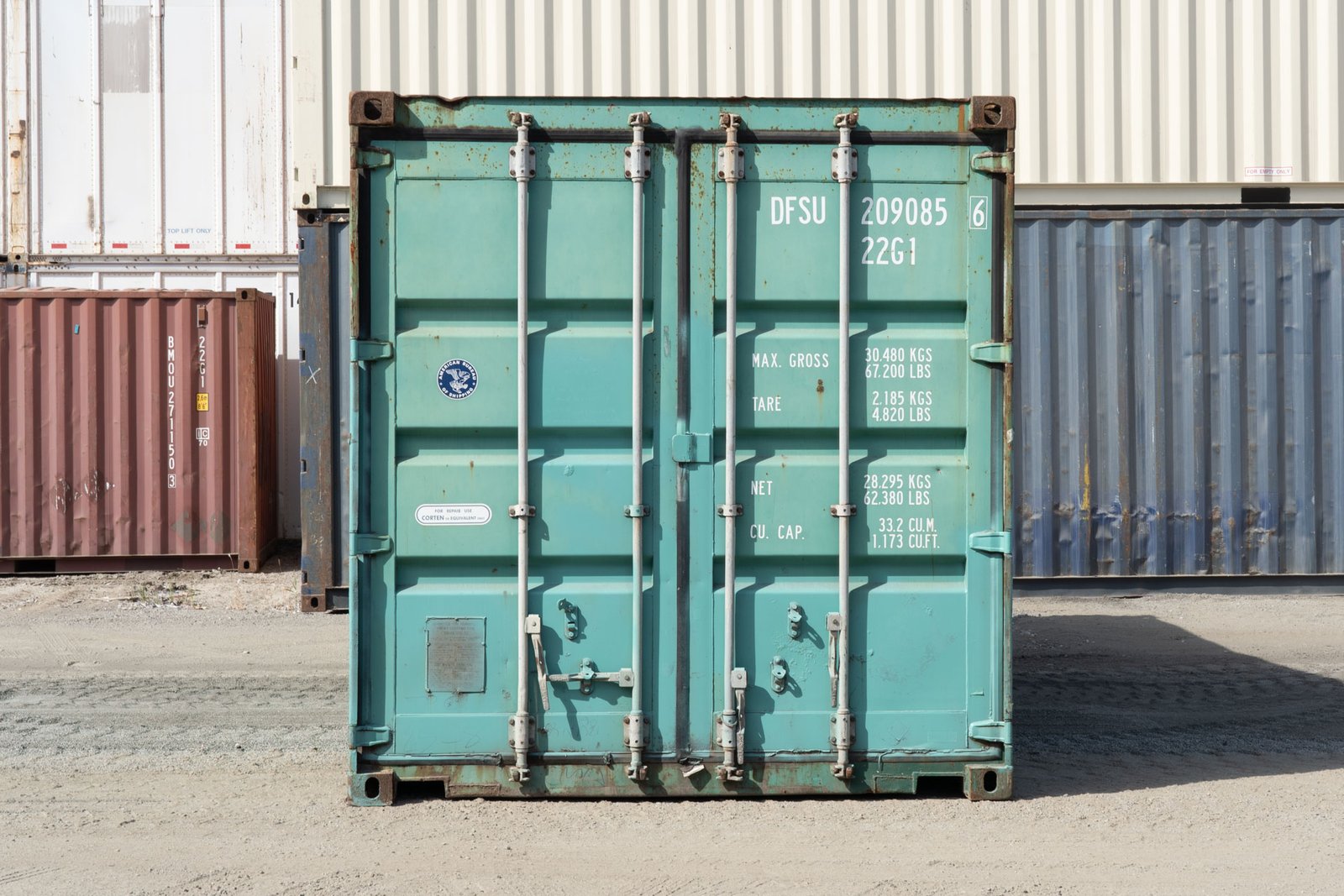 20ft Standard Shipping Container – USED (Storage-Class) - Image 3