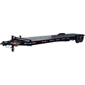 D2E 82″ x 34′ Steel Deck Two Car Carhauler Trailer 14k GWVR